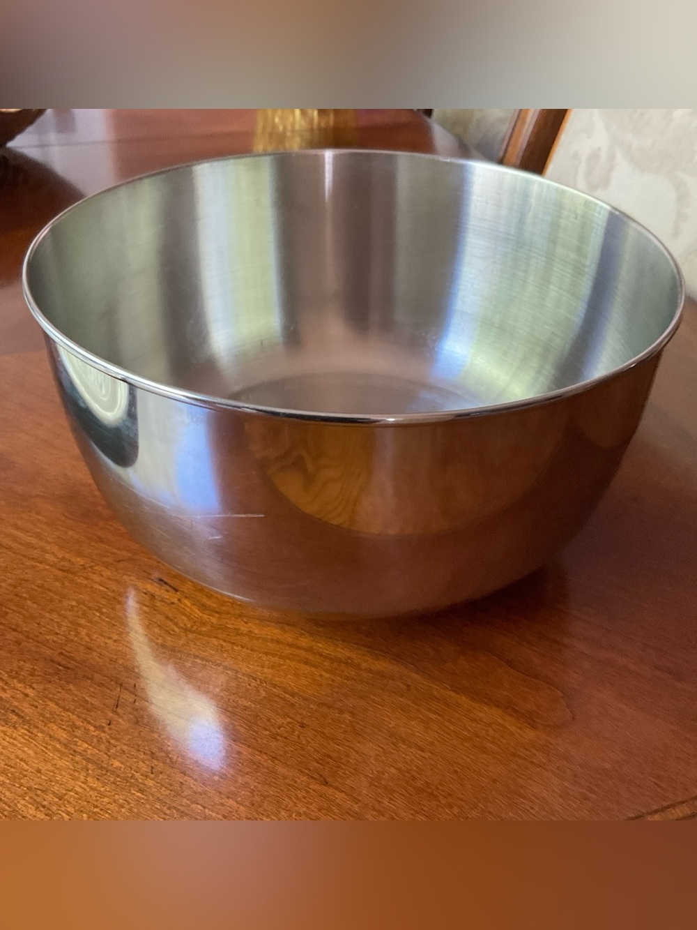 Vtg Sunbeam Mixmaster Replacement Stainless Steel Mixing Bowl, 9”